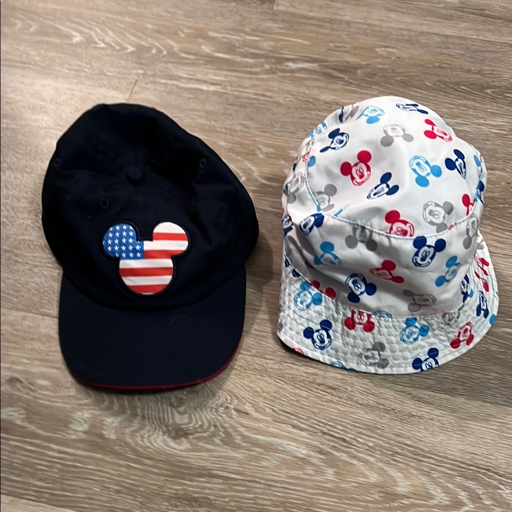 Disney Patriotic and Playful Mickey Mouse Hat Duo